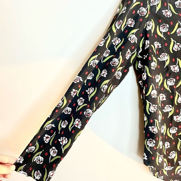 VERONICA BEARD BLOUSE - ASHEVILLE - MSRP $375 - Picture 7 of 10